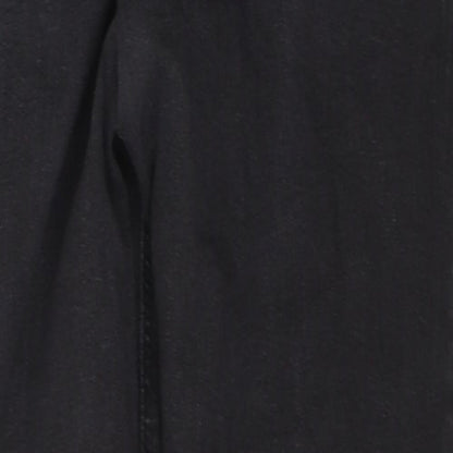 George Womens Black  Cotton Skinny Jeans Size 12 L27 in Regular Button