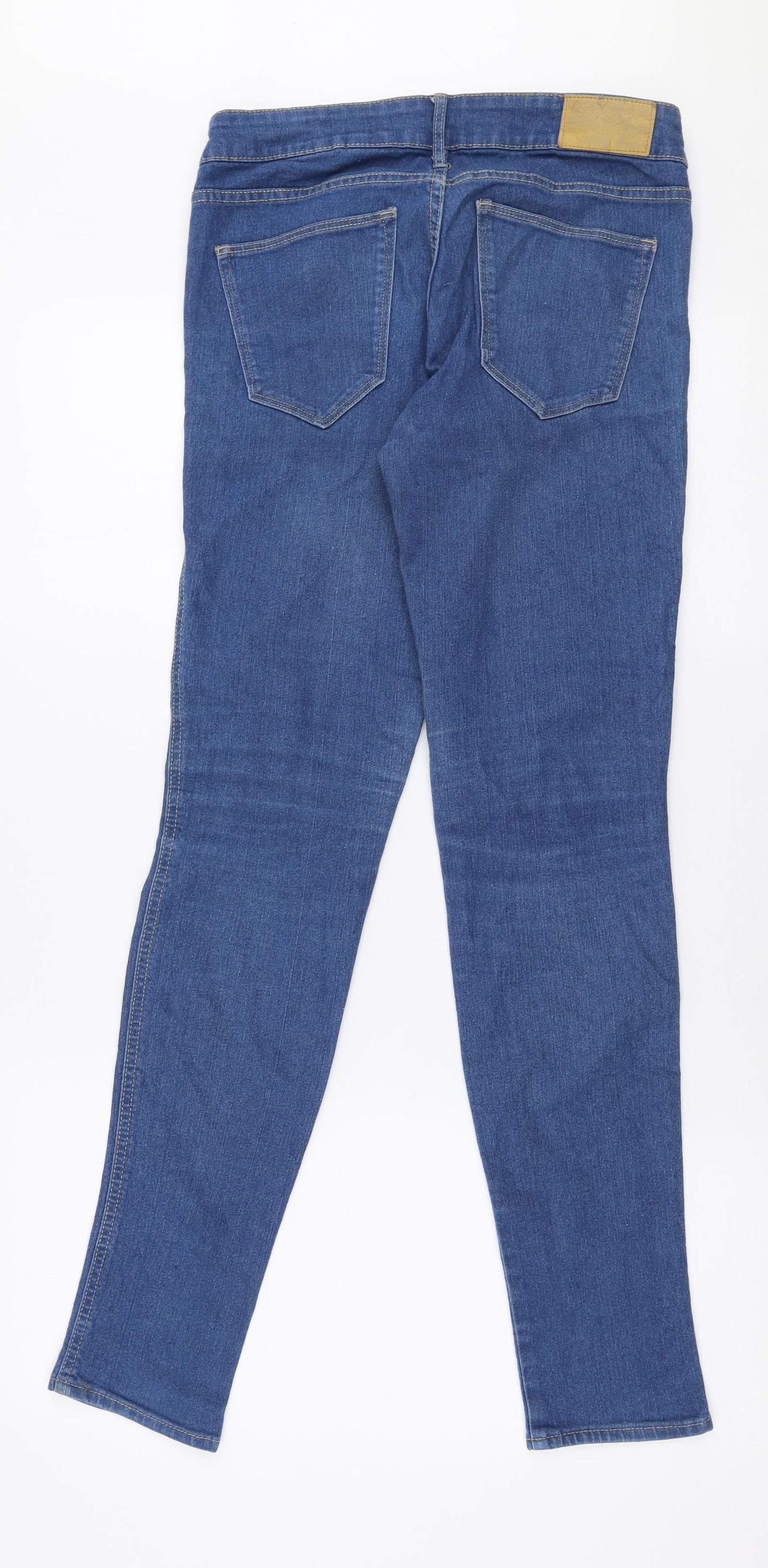 Womens UK Size 28 in H&M Slim Fit Skinny Blue Jeans