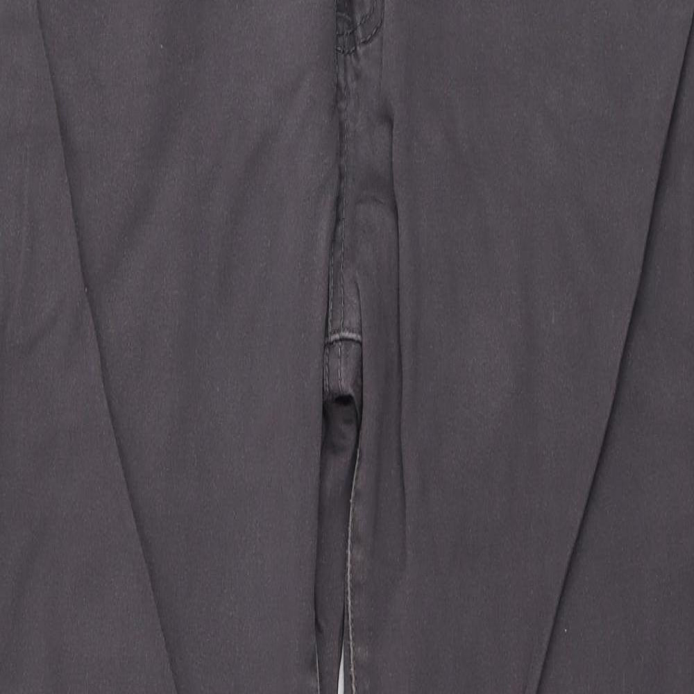 Max & Liu Womens Grey  Cotton Straight Jeans Size 33 in L30 in Regular Zip