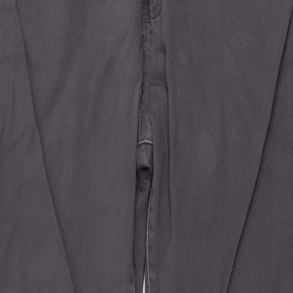 Max & Liu Womens Grey  Cotton Straight Jeans Size 33 in L30 in Regular Zip