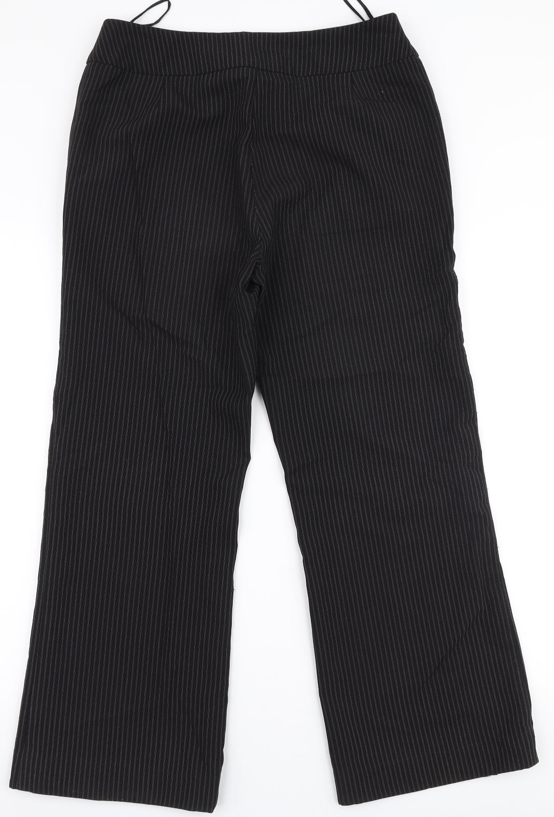Womens UK Size 12 Papaya Regular Fit  Black Trousers
