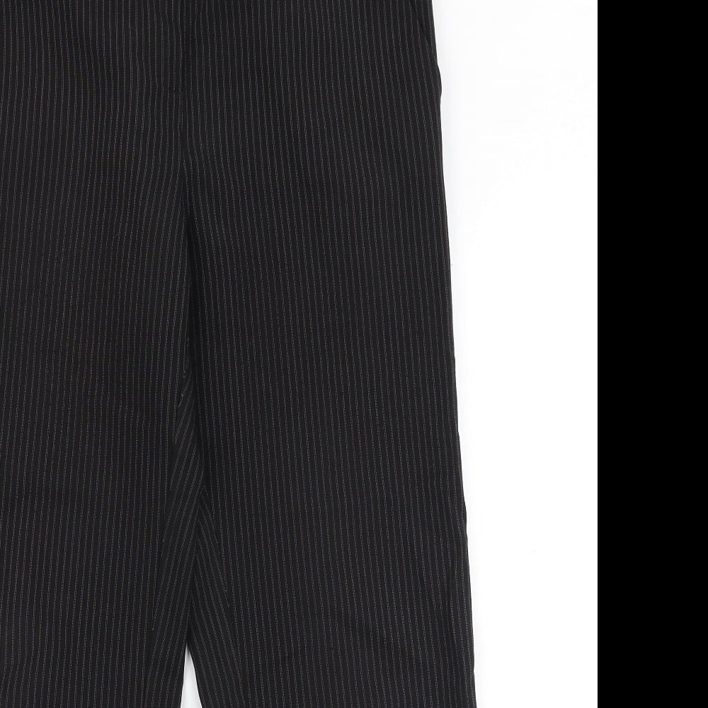 Womens UK Size 12 Papaya Regular Fit  Black Trousers