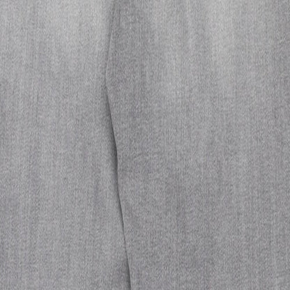 Denim Co Womens Grey  Cotton Skinny Jeans Size 12 L28 in Slim Zip