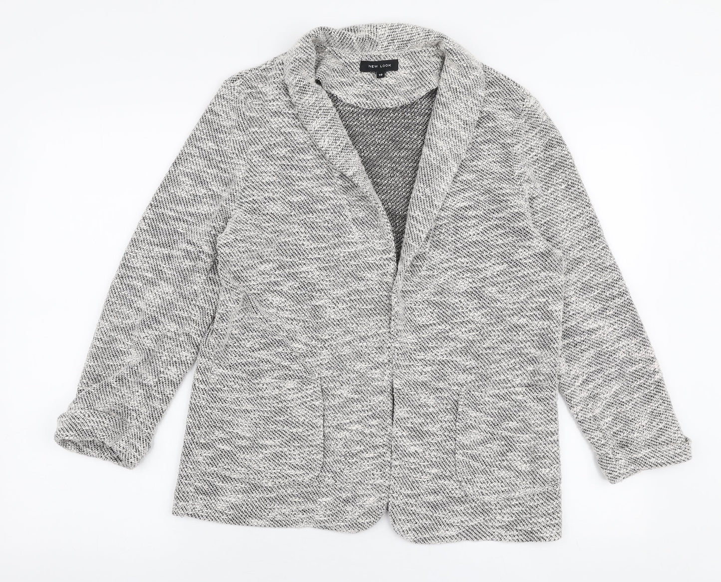 Womens UK Size 10 New Look Grey Jacket