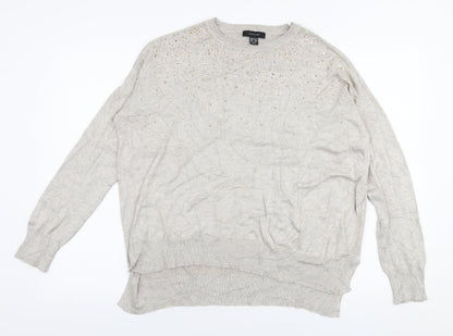 Womens UK Size L Atmosphere Beige Pullover Jumper
