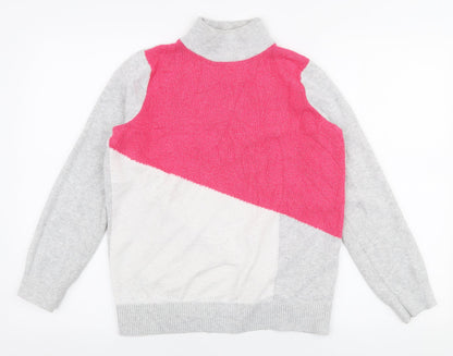 Womens UK Size 12 Preworn Multicoloured Pullover Jumper