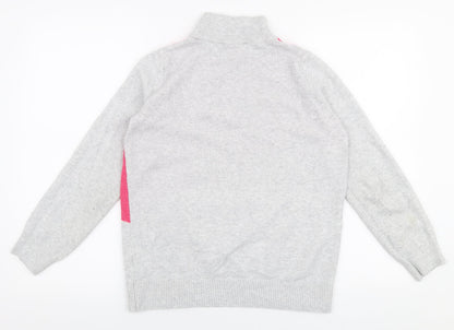 Womens UK Size 12 Preworn Multicoloured Pullover Jumper