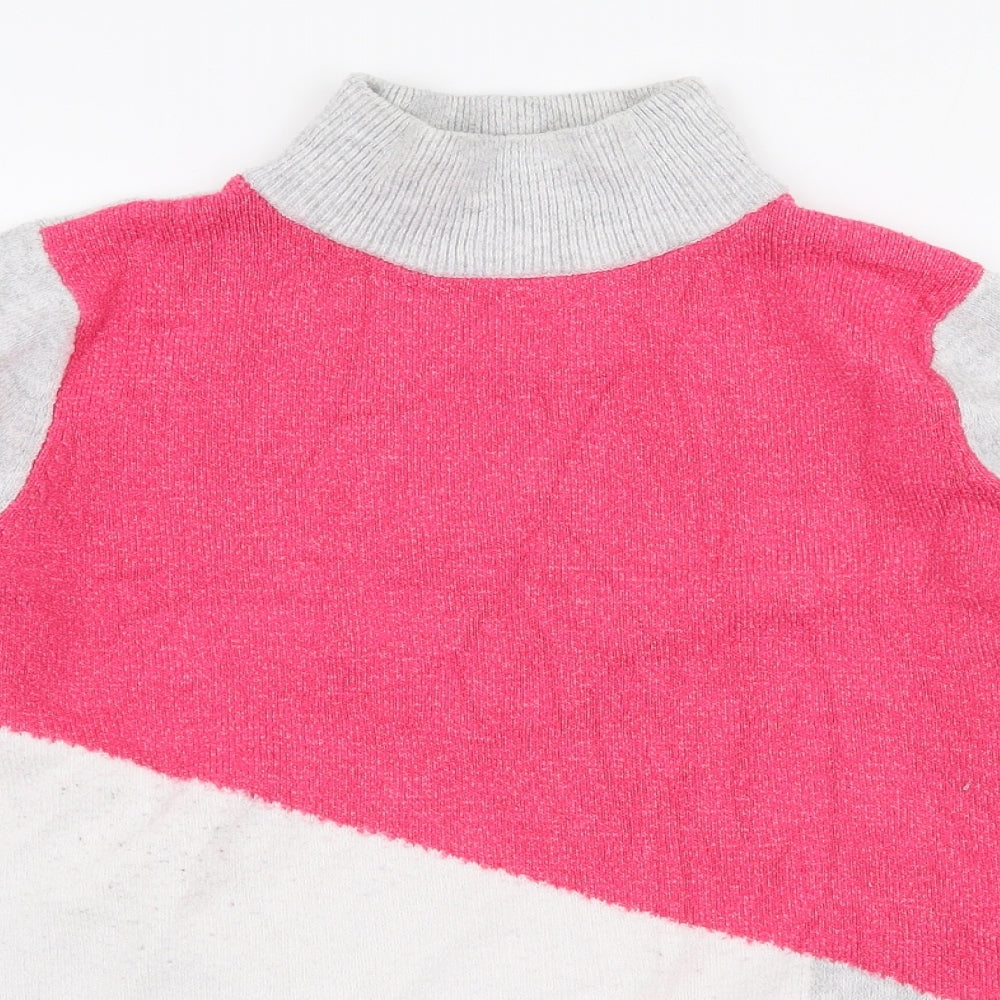 Womens UK Size 12 Preworn Multicoloured Pullover Jumper