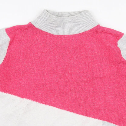 Womens UK Size 12 Preworn Multicoloured Pullover Jumper