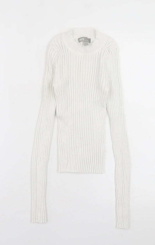 Womens UK Size 6 ASOS White Pullover Jumper