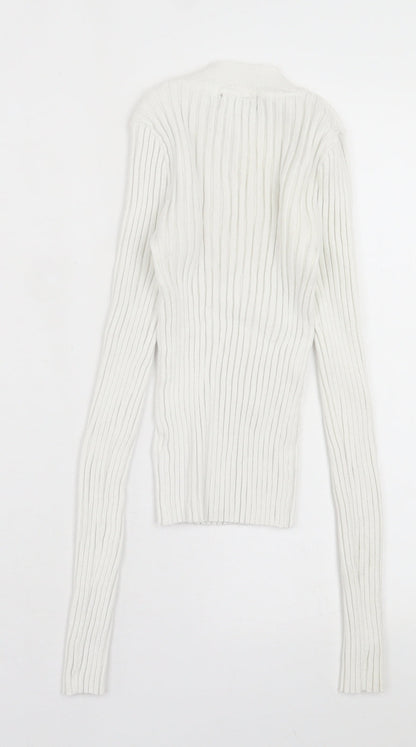 Womens UK Size 6 ASOS White Pullover Jumper
