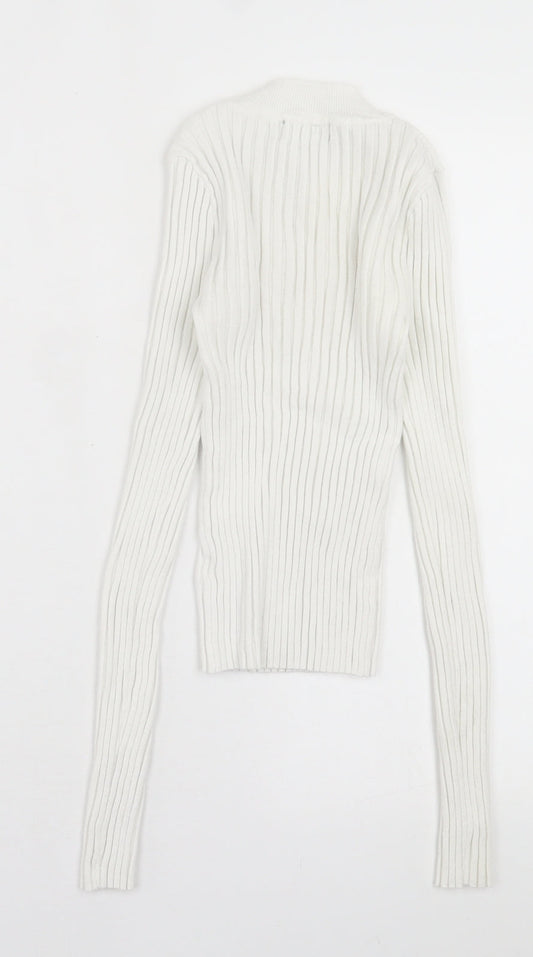 Womens UK Size 6 ASOS White Pullover Jumper