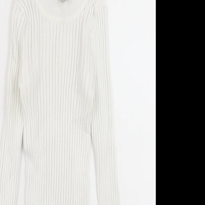 Womens UK Size 6 ASOS White Pullover Jumper