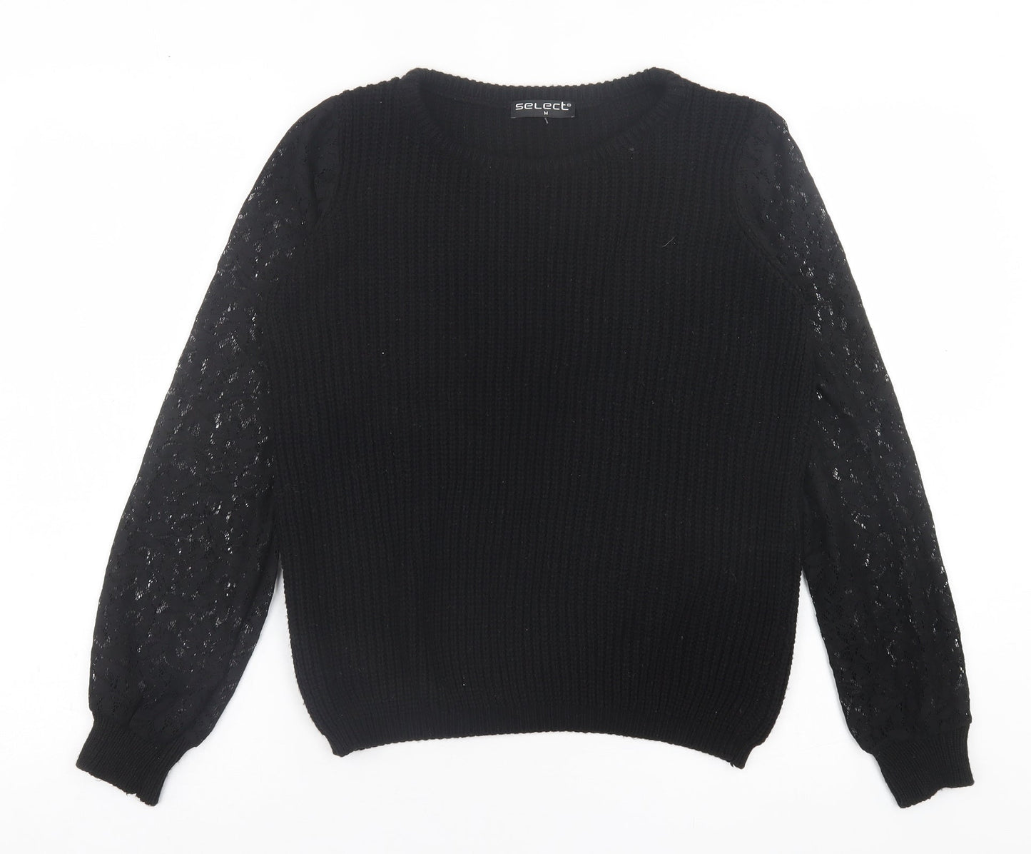 Womens UK Size M Select Black Pullover Jumper