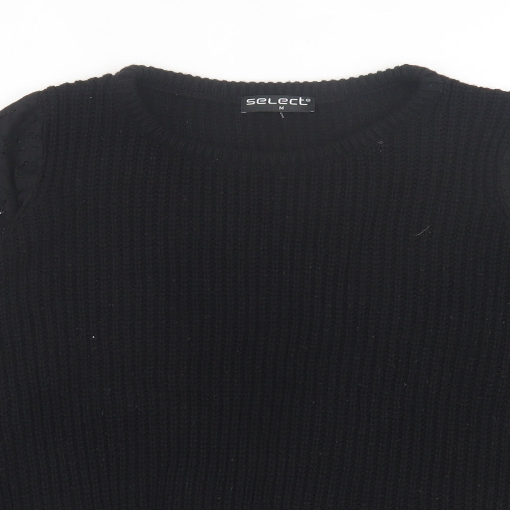 Womens UK Size M Select Black Pullover Jumper