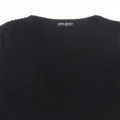 Womens UK Size M Select Black Pullover Jumper
