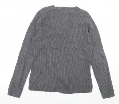 Gap Mens Grey Crew Neck  Cotton Pullover Jumper Size M