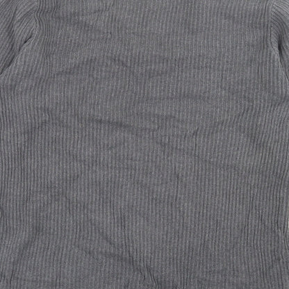 Gap Mens Grey Crew Neck  Cotton Pullover Jumper Size M