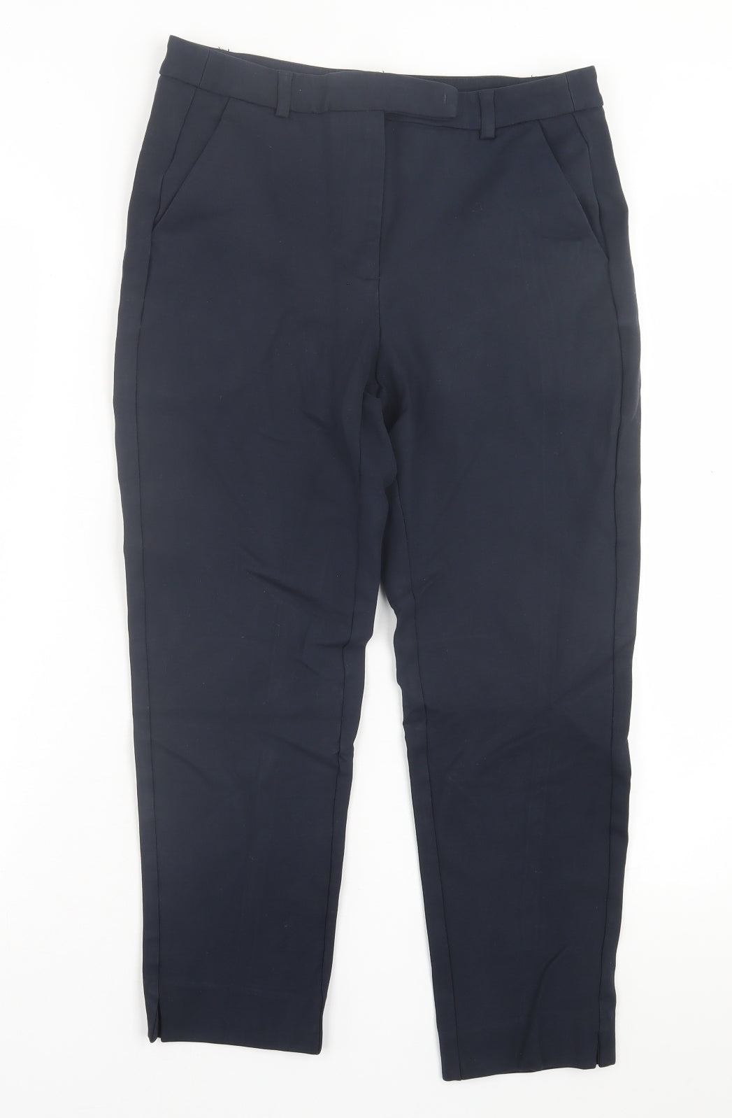Womens UK Size 10 Marks and Spencer Regular Fit  Blue Trousers
