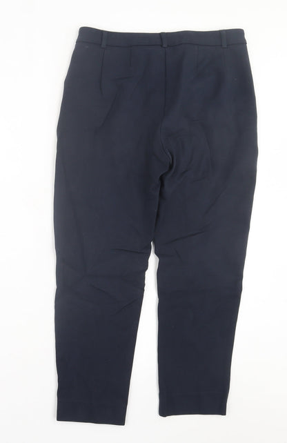 Womens UK Size 10 Marks and Spencer Regular Fit  Blue Trousers