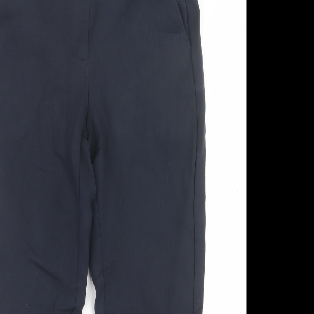 Womens UK Size 10 Marks and Spencer Regular Fit  Blue Trousers