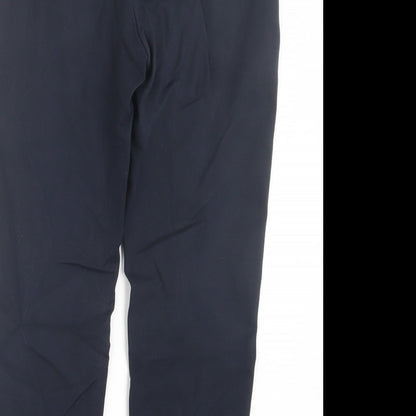 Womens UK Size 10 Marks and Spencer Regular Fit  Blue Trousers