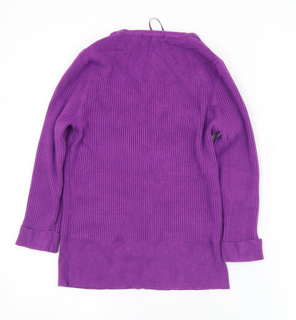 Womens UK Size 14 Marks and Spencer Purple Pullover Jumper