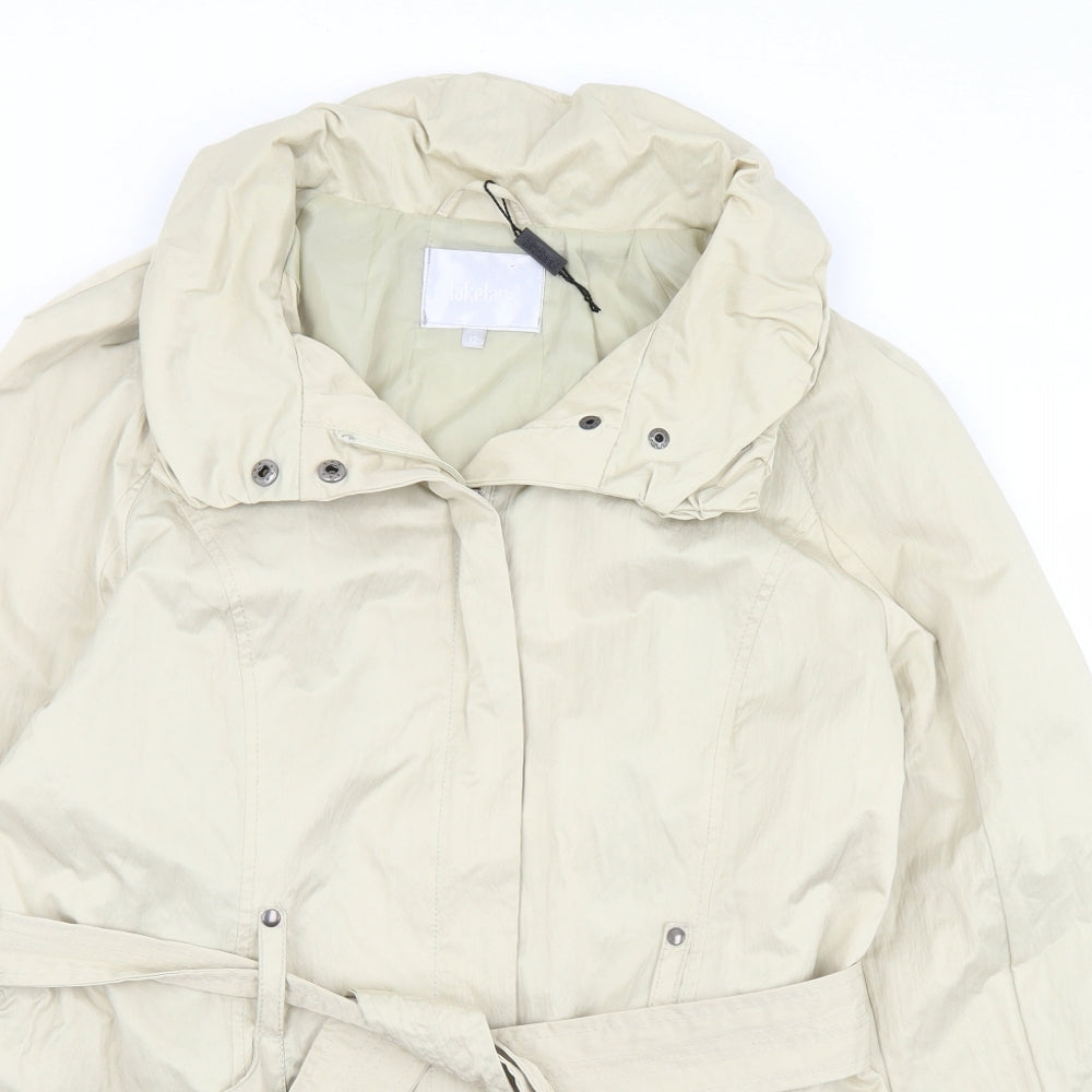 Lakeland Womens Beige   Anorak Coat Size 12  Zip