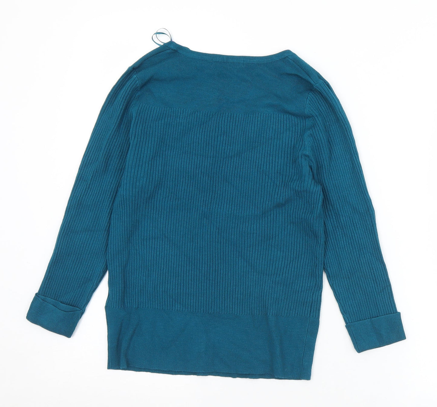 Womens UK Size 14 Marks and Spencer Green Pullover Jumper