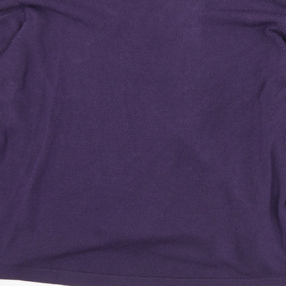 Womens UK Size XL BM Purple Pullover Jumper
