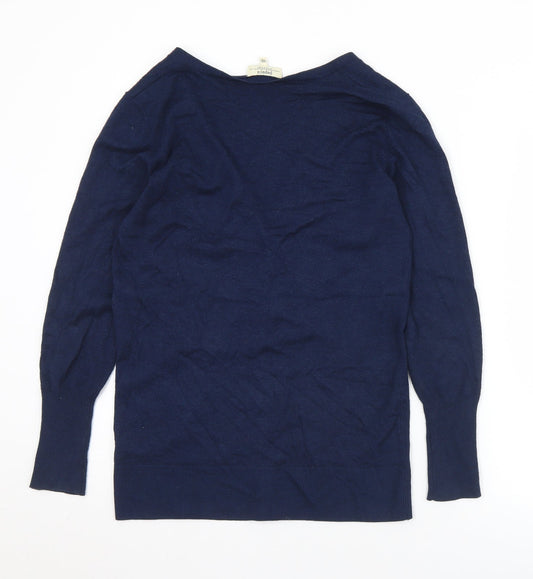 Womens UK Size 10 Matalan Blue Cardigan Jumper