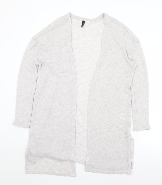 Womens UK Size M Divided Grey Cardigan Jumper