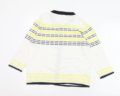 Womens UK Size M CC Multicoloured Cardigan Jumper