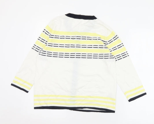 Womens UK Size M CC Multicoloured Cardigan Jumper
