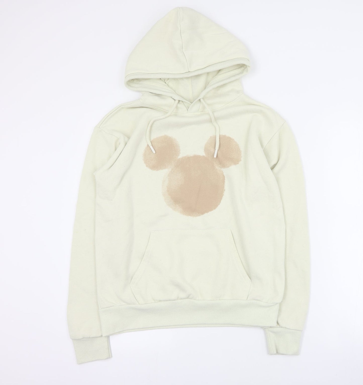 Primark Womens Beige  Polyester Pullover Hoodie Size XS  Pullover - Mickey Mouse
