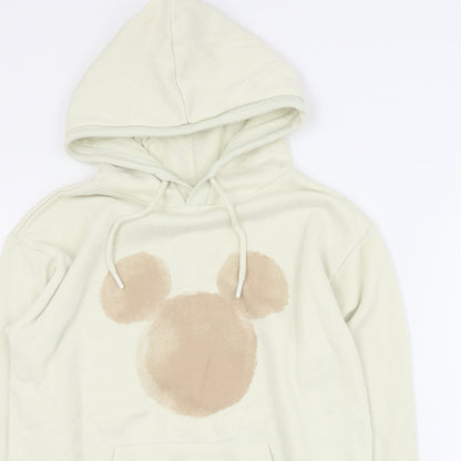 Primark Womens Beige  Polyester Pullover Hoodie Size XS  Pullover - Mickey Mouse