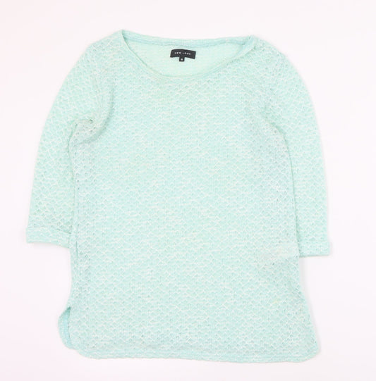 Womens UK Size 10 New Look Green Pullover Jumper