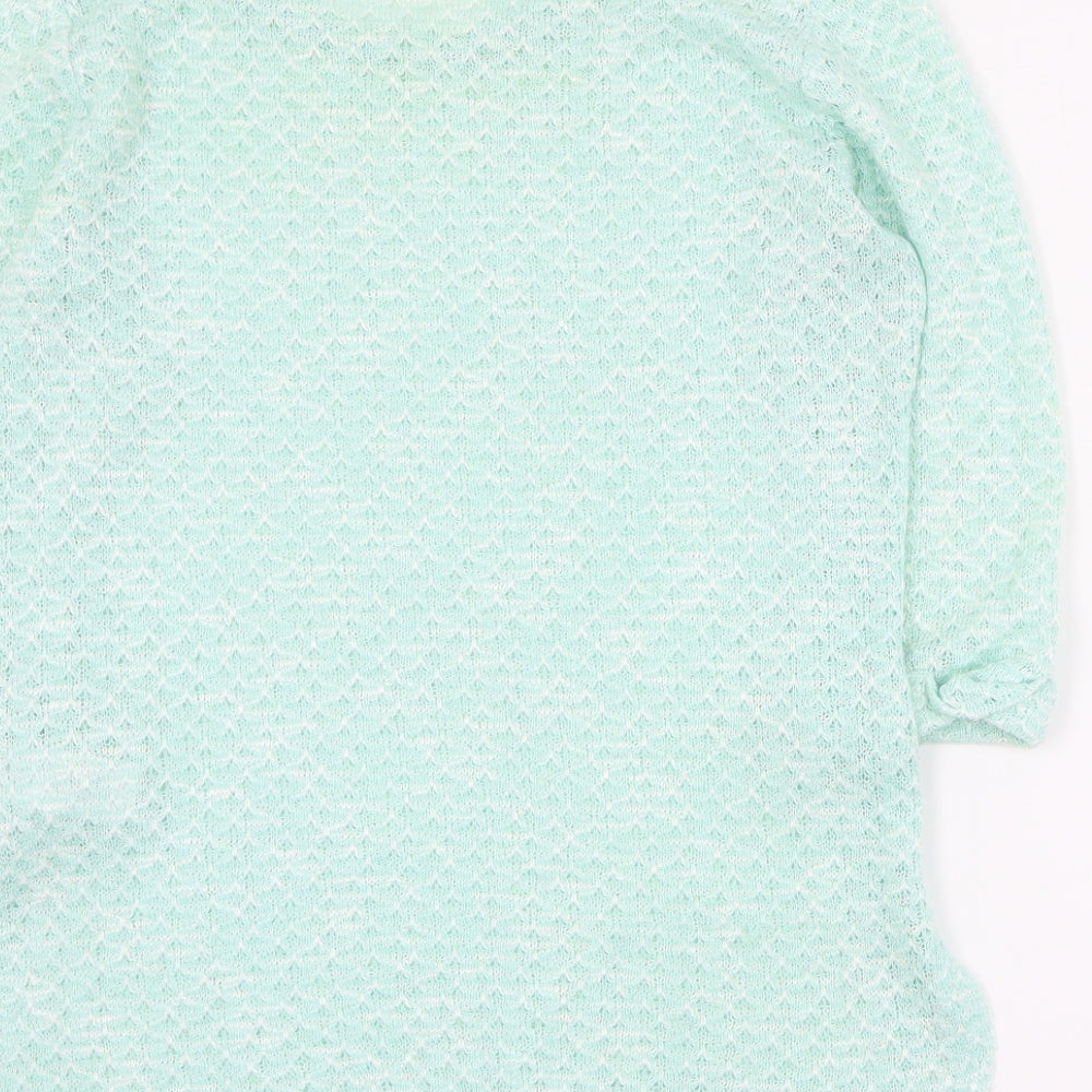Womens UK Size 10 New Look Green Pullover Jumper