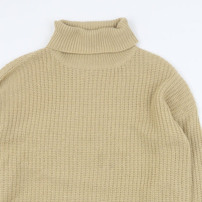 Womens UK Size M In the Style Brown Pullover Jumper