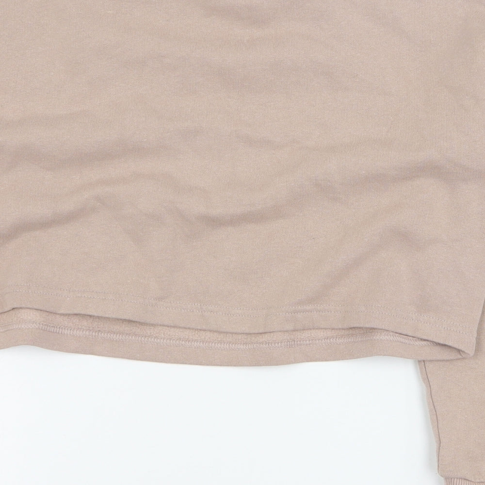New Look Girls Beige  Cotton Pullover Sweatshirt Size 10-11 Years  Pullover