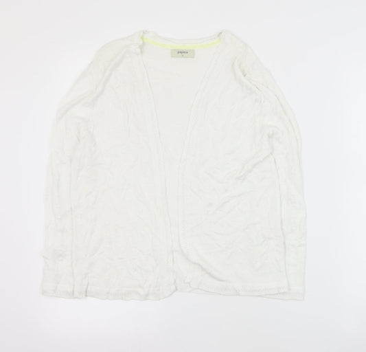 Womens UK Size 12 Matalan Ivory Cardigan Jumper