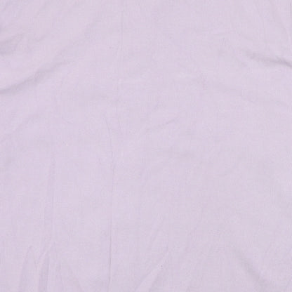 Primark Womens Purple Collared  Acrylic Cardigan Jumper Size L