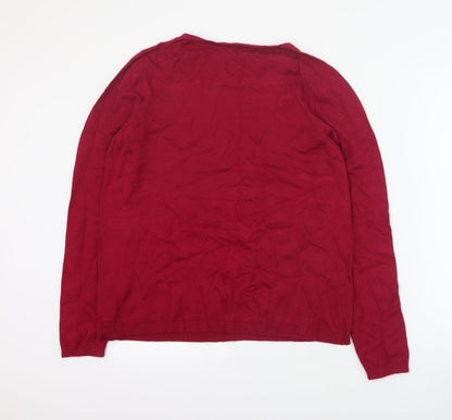 Womens UK Size XL Sfera Pink Pullover Jumper