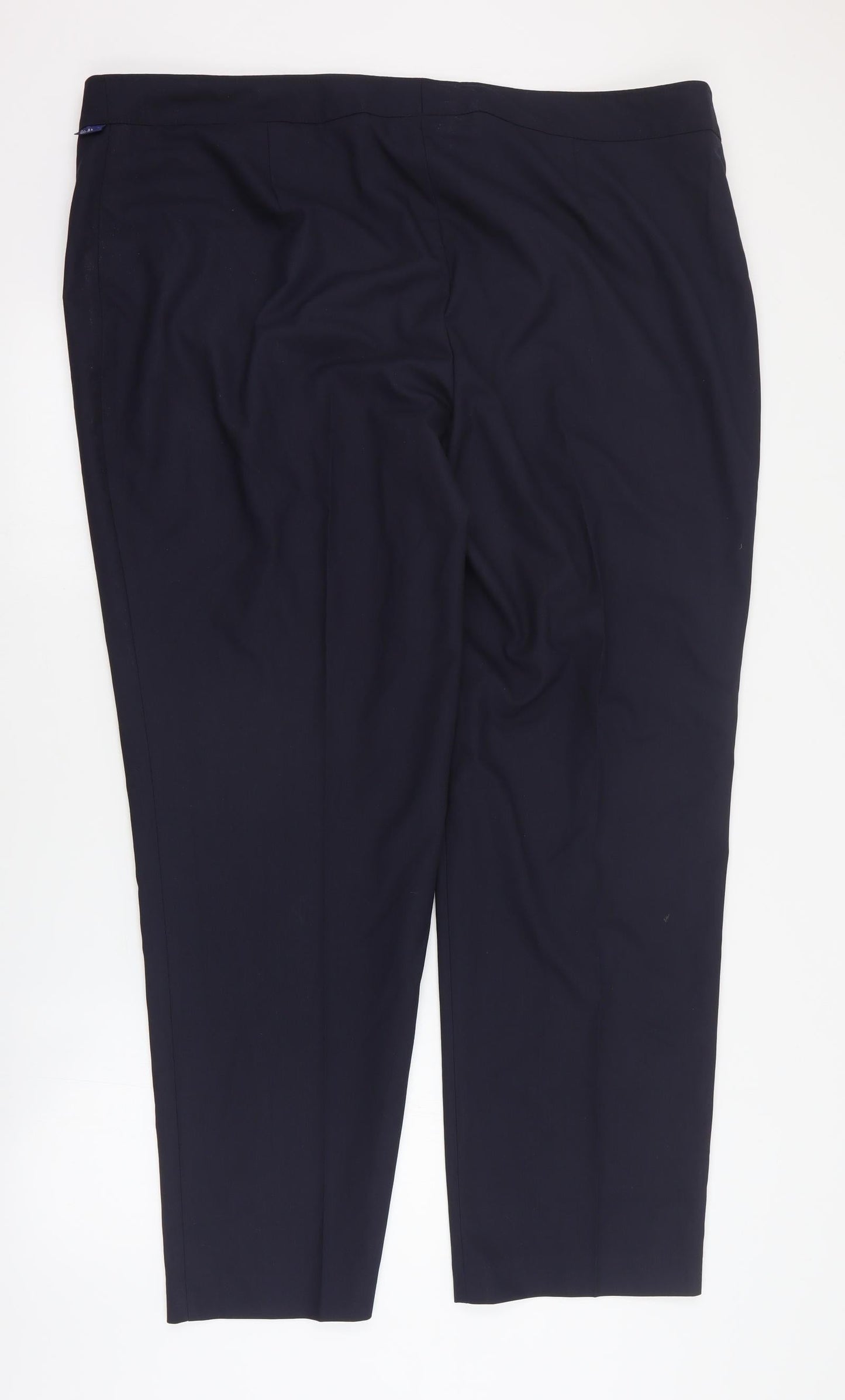 Everyone Collection Womens Blue  Polyester Dress Pants Trousers Size 52 in L30 in Regular Zip