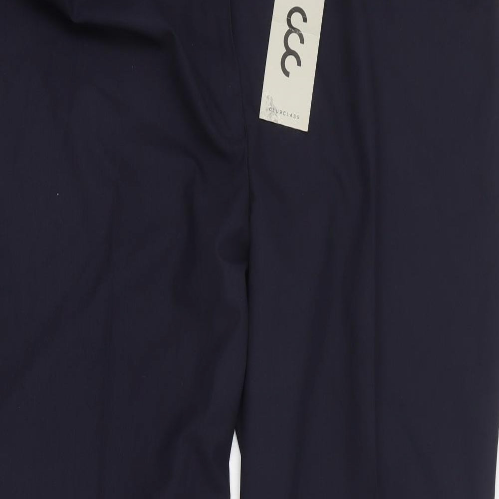 Everyone Collection Womens Blue  Polyester Dress Pants Trousers Size 52 in L30 in Regular Zip