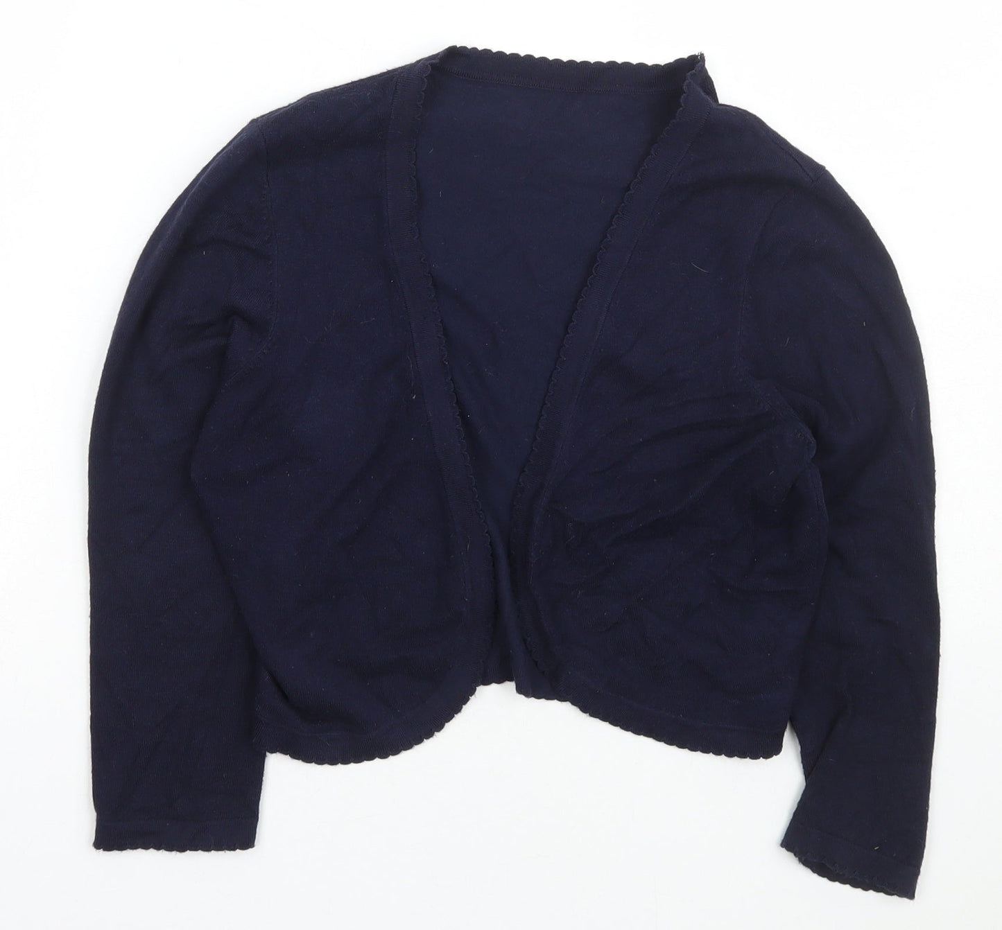 Womens UK Size S Preworn Blue Cardigan Jumper