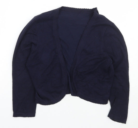 Womens UK Size S Preworn Blue Cardigan Jumper