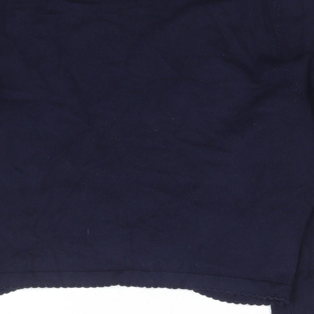 Womens UK Size S Preworn Blue Cardigan Jumper