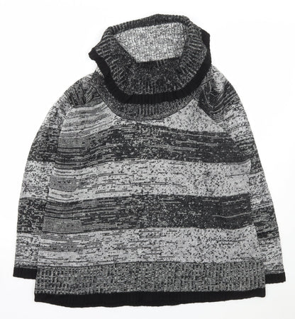 Womens UK Size L BM Grey Pullover Jumper