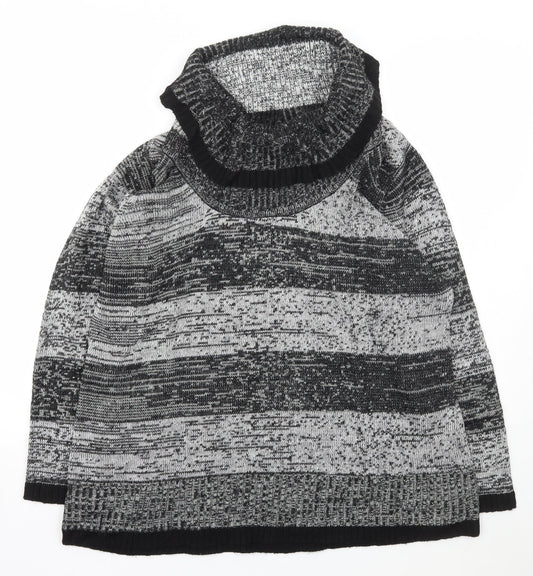 Womens UK Size L BM Grey Pullover Jumper